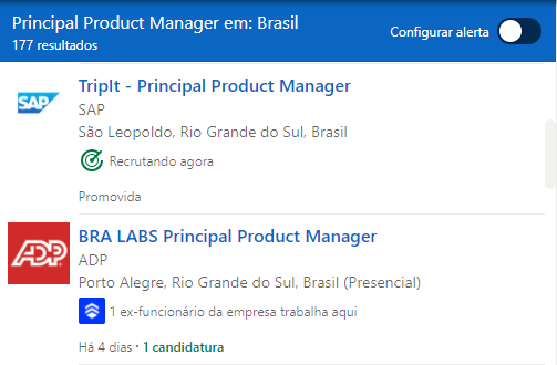 principal product manager vagas