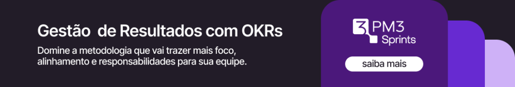 Banner de divulgação curso de OKR