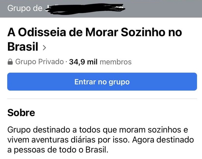 exemplo de grupo e fórum