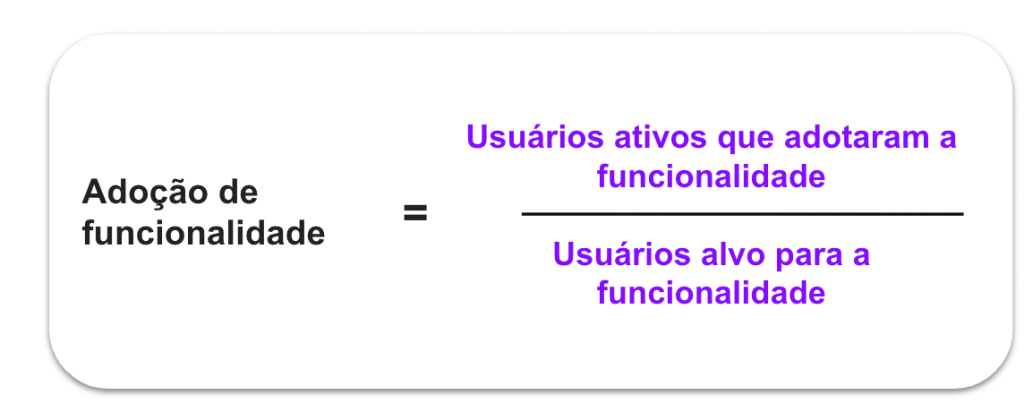 Como calcular adoção de uma funcionalidade