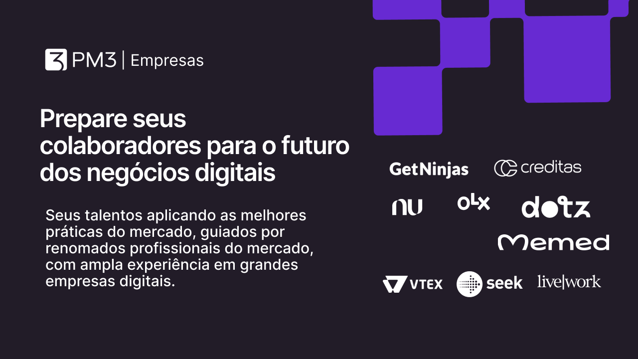 PM3 para Empresas: Cursos Corporativos em Negócios e Gestão
